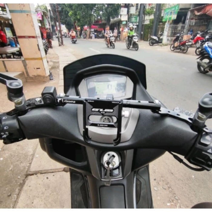 Holder Gub P30 Paket Lengkap + Stabilizer Dudukan Spion Nmax, Xmax Dll