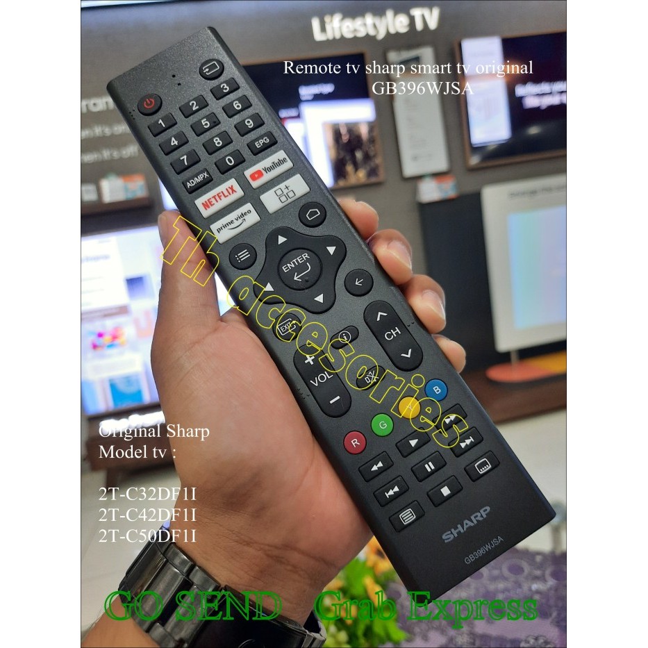 Remote Tv Sharp Original Smart Tv Original Gb396Wjsa
