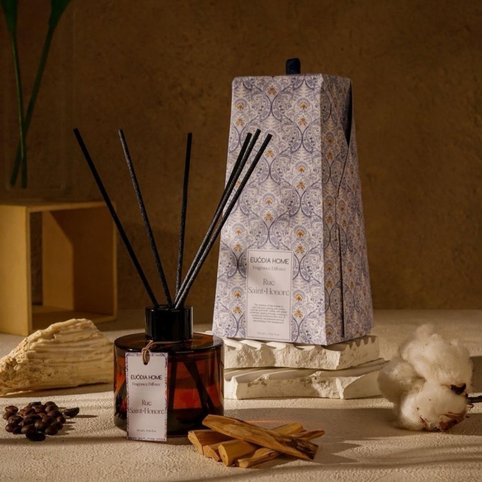 TERBARU Euodia Home Fragrance Diffuser Rue Saint-Honore 120 ml
