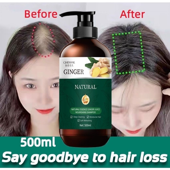 

TERPERCAYA Penumbuh Rambut Natural Essence Ginger Juice Nourishing Shampoo Jahe