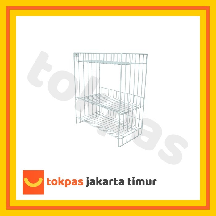

CUCI GUDANG [GOJEK / GRAB] Rak Bumbu Dapur 3 Susun / Rak Meja Hanoi Delimastar