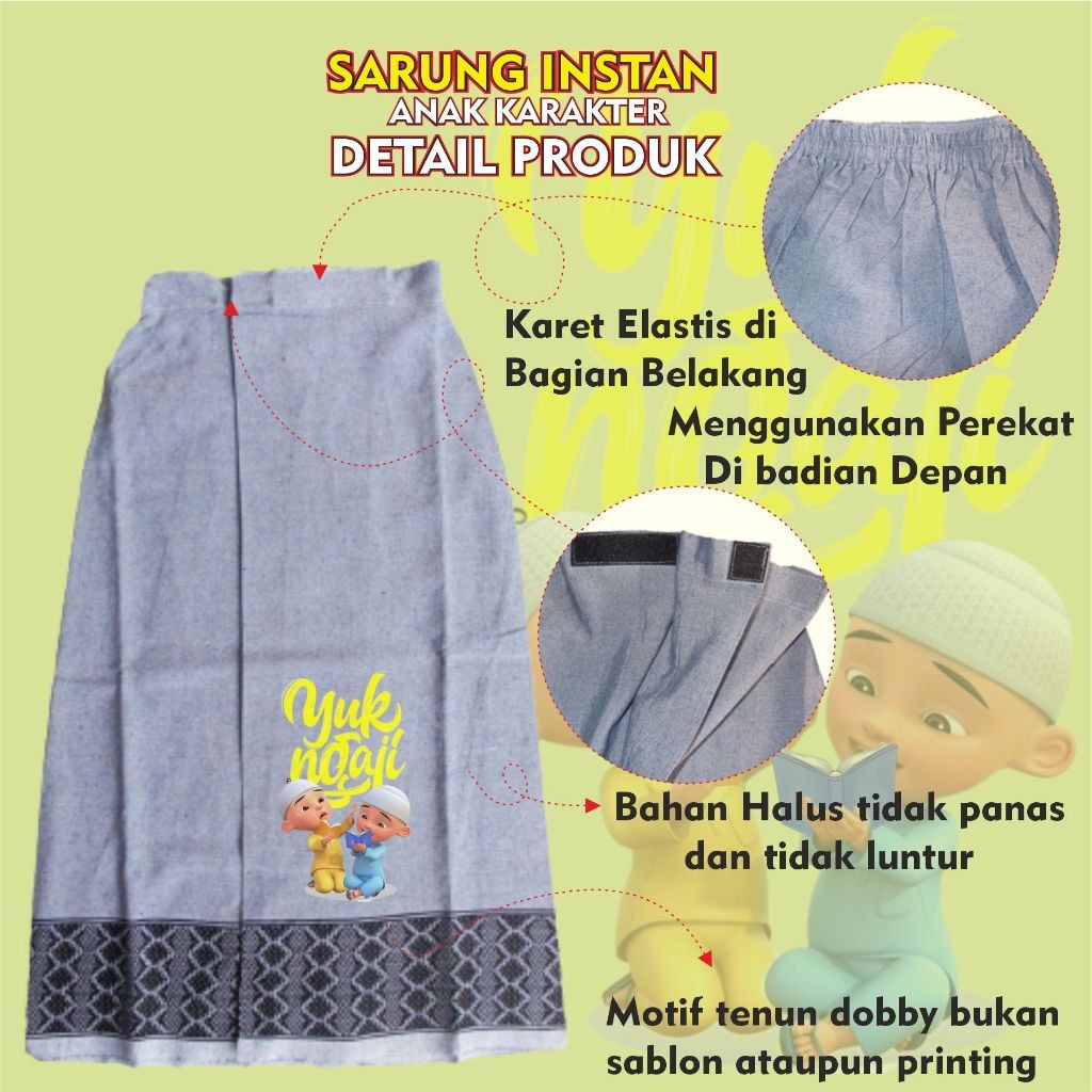 Sarung Celana Ank2 Terbaru2025 Sercel 34567891011121314Tahun Premium 1 Stel Ramadhan Kekinian Bawaha
