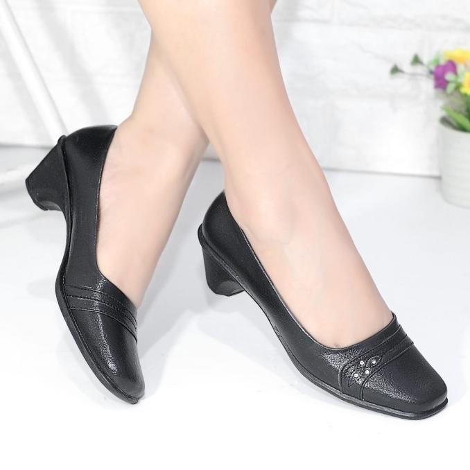 SEPATU PANTOFEL WANITA HIGH HEELS CEWEK BIGSIZE OVERSIZE JUMBO 37 - 41