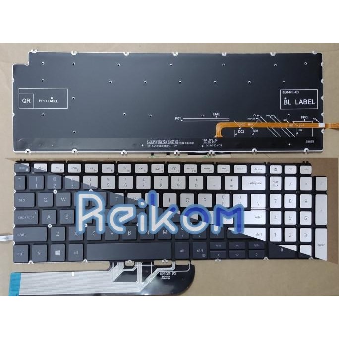 Produk Baru Keyboard Dell Inspiron 15 5501 5502 5505 5508 5509 P102f P12f001