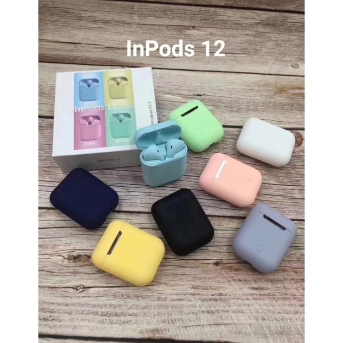 Original Headset Handsfree Bluetooth 5.0 Inpods 12 Inpods12 Tws Earphone