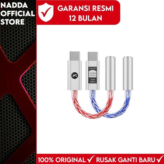 jcally jm6 pro hires cx31993+max97220 dac type c to 3.5mm adapter converter stok terbatas