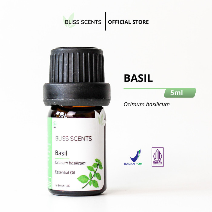 

DISKON Basil / Kemangi 5ml Essential Oil 100% Murni
