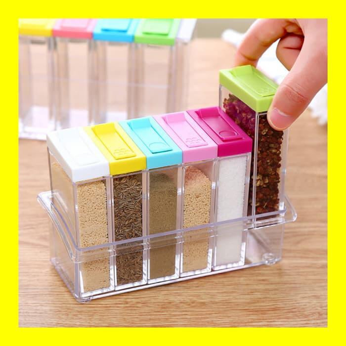 

DISKON tempat bumbu dapur 6in1 TRB6in1