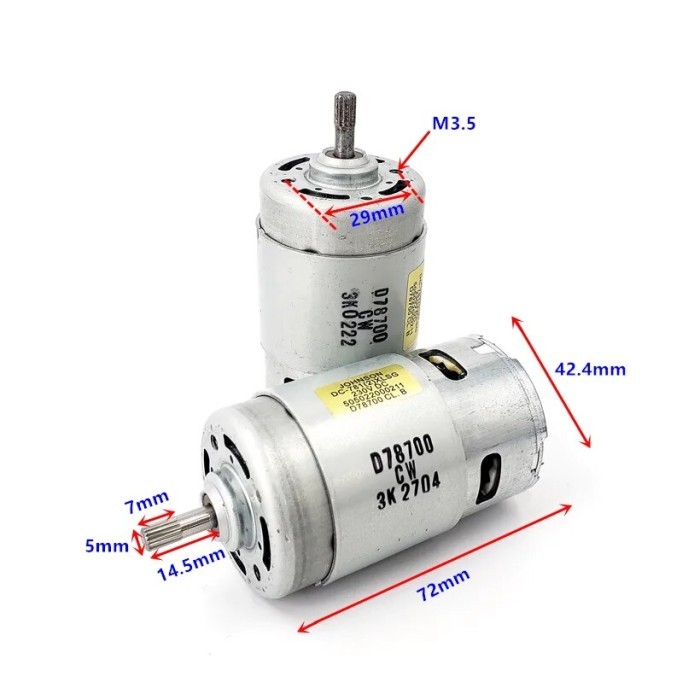 ORIGINAL JOHNSON 220V 13000RPM HIGH SPEED 775 DC MOTOR DC220V 230V