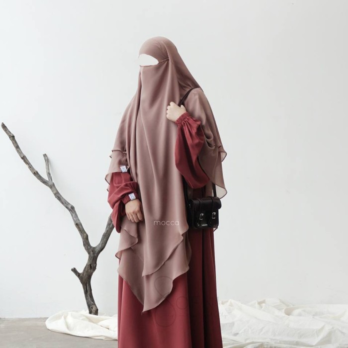 

STOK TERBATAS Sofni abaya artsy series cinnamon (dress only)