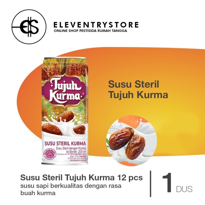 

Promo!! Susu Steril Tujuh Kurma 200 Ml - 1 Pack = 12 Pcs