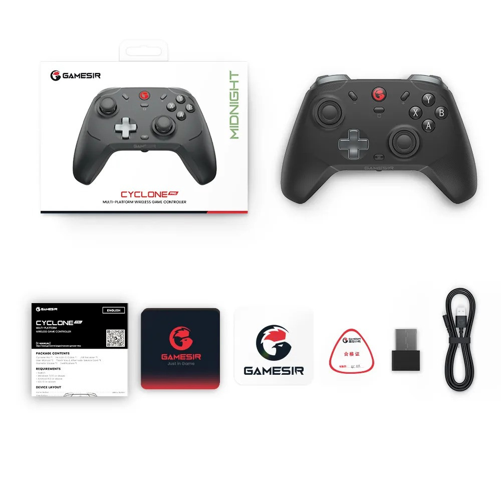 Gamesir T4 Cyclone Pro Wireless Gamepad Bluetooth Controller PC Switch