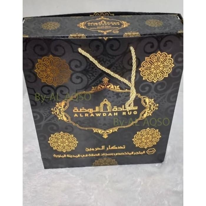 Sajadah kiswa al ka'bah/kiswah C - premium ori madinah lembut dan halus