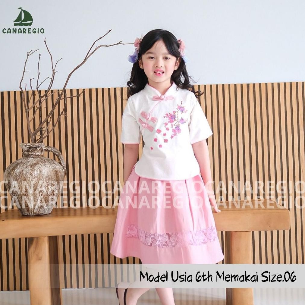 CR - Baju Imlek Cheongsam Anak Perempuan Baju Cina Cheongsam TERLARIS