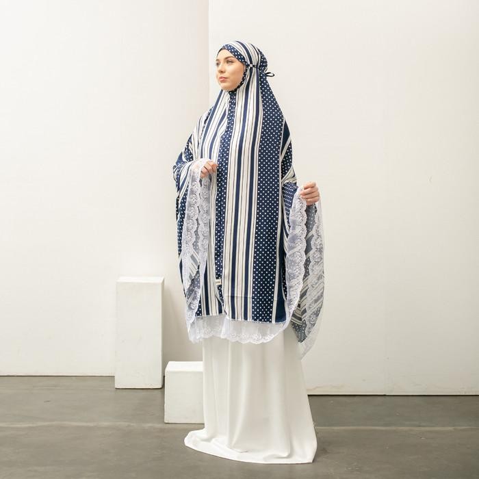 MUKENA TELEKUNG DEWASA MURAH JUMBO 2IN1 CANTIK MOTIF RENDA TSURAYA lembut premium