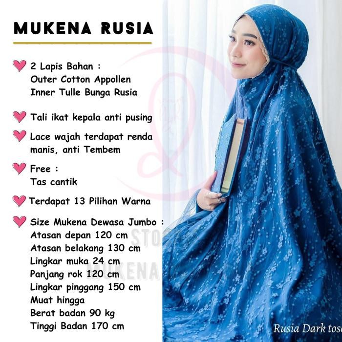 Mukena Rusia Dewasa Distributor Original Dalanova Part 2 lembut premium