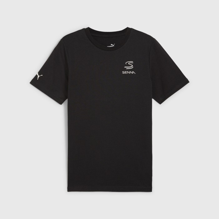 PUMA x Ayrton Senna A Vida Motorsport T-Shirt. Kaos Unisex Pria Wanita Formula 1