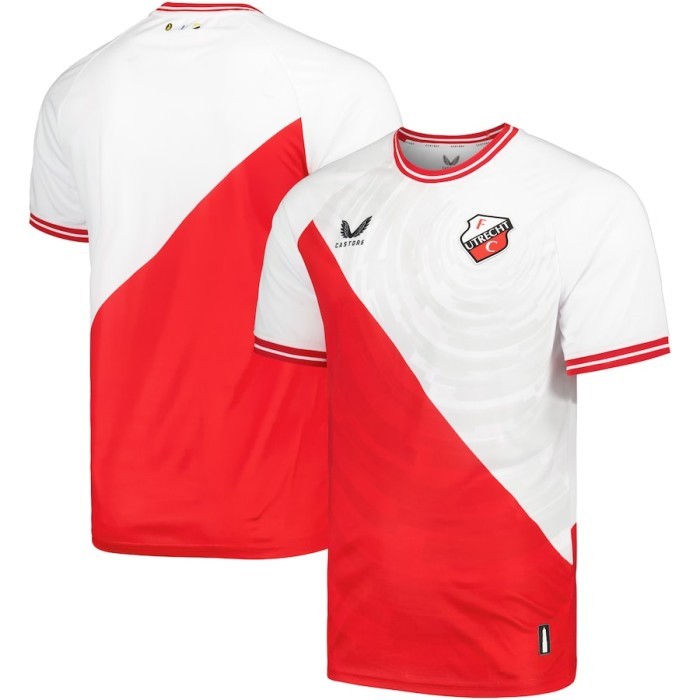 ORIGINAL FC Utrecht 23/24 Home Shirt Without Sponsor. Jersey bola pria