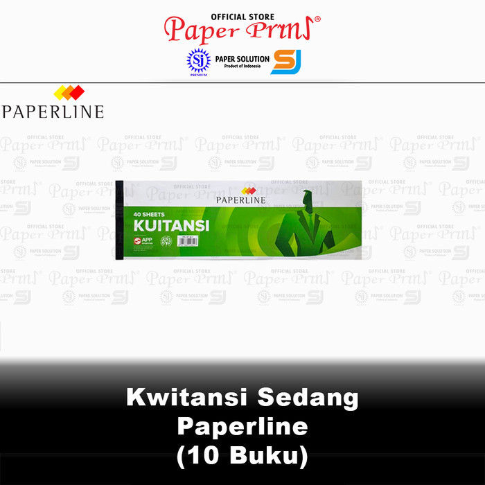 

TERBARU Buku Kwitansi Sedang Paperline 1 Pack isi 10 Buku