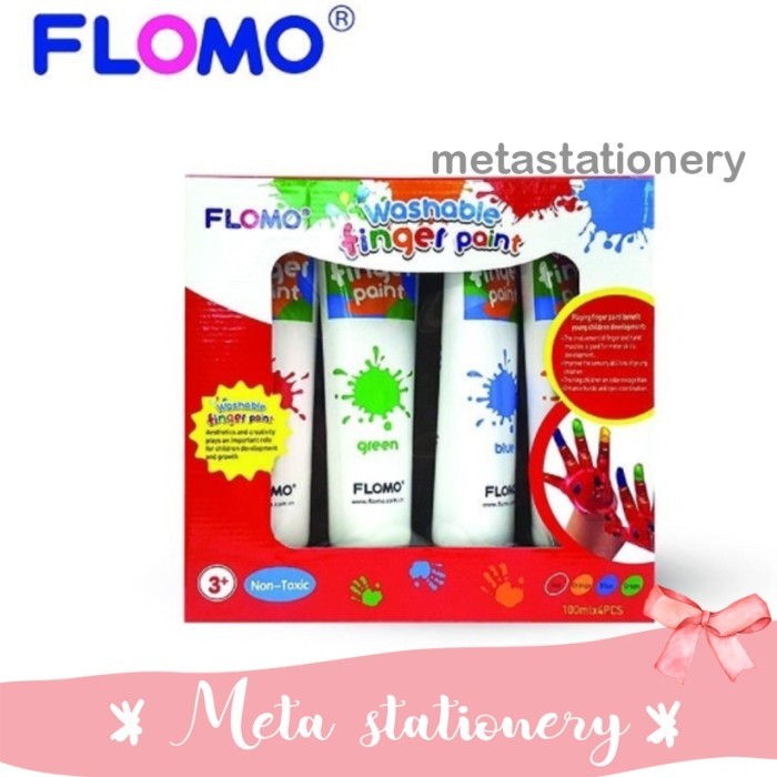 

TERBARU Washable Neon Finger Paint Flomo - Finger Paint PROMO!