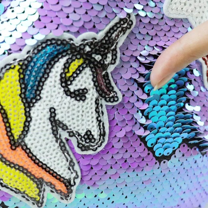 Tas Ransel Anak Sequin Unicorn Sisik Blink