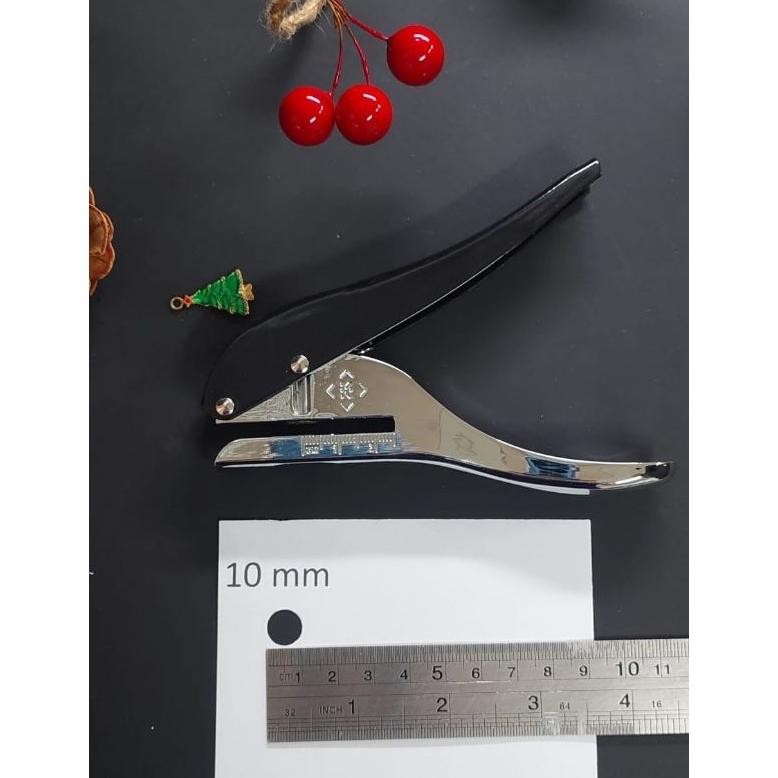 

Pembolong Kertas 10 MM 1 Lubang Punch One Hole Alat Pembolong PVC TACON MIKA Kertas 25 lembar