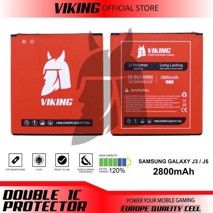 Viking Baterai Samsung Galaxy J2 Prime Double Power