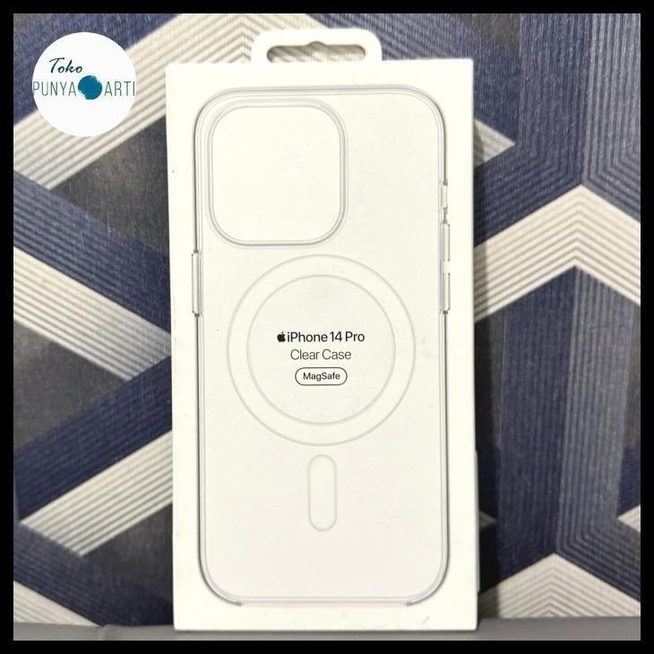 terbaru apple clear case iphone 14 pro magsafe official new original resmi ibox promo