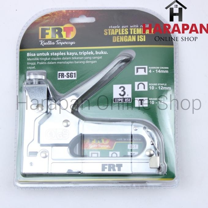 

Promo Steples Tembak Staples Gun Tembak Kayu Pintu Gun Tracker 3 in 1 COD