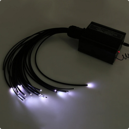 BOOM SALE Fiber Optic Cable PMMA black jacket Illumination decoration lamp inner