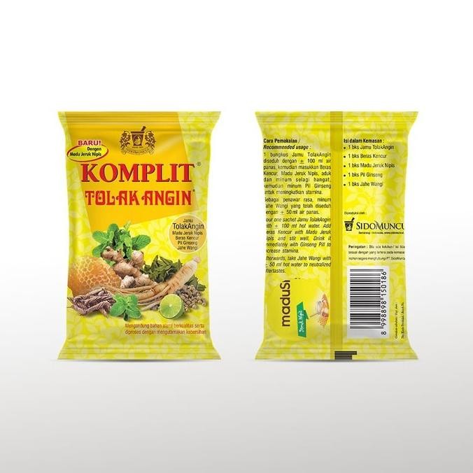

SALE! TOLAK ANGIN JAMU KOMPLIT JERUK NIPIS 20 SACHET