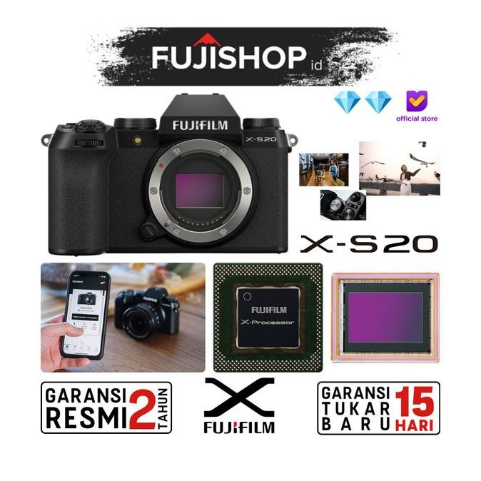 Fujifilm Xs20 Fujifilm X-S20 Kamera Mirrorless Garansi Resmi