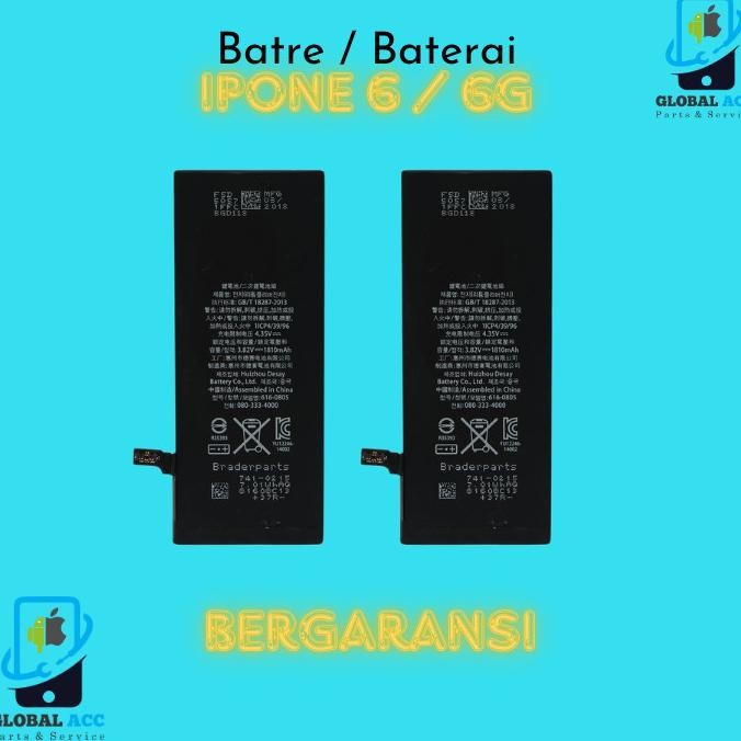 Baterai Battery Batre Iphone 6 Original 100%