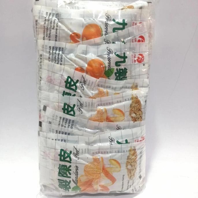 

SALE! MANISAN KULIT JERUK MANDARIN 20S /BAI GUO KULIT JERUK KERING ASE MANIS