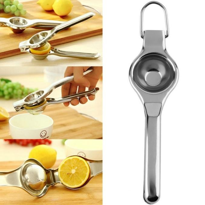 

SALE! ALAT PERAS JERUK NIPIS LEMON STAINLESS STEEL UKURAN 7 X 21 CM
