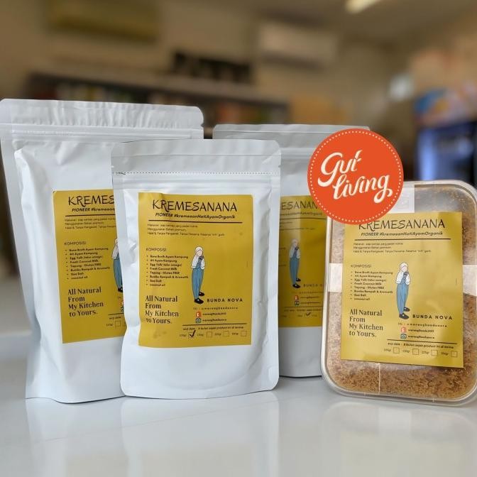 

BARANG TERLARIS Kremesan Hati Ayam Organik Lauk dan Snack Cemilan Sehat Anak Gluten Free Kremesanana