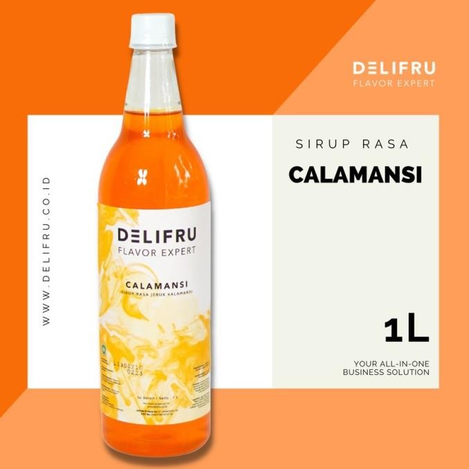 

SALE! DELIFRU SYRUP CALAMANSI - SIRUP JERUK KALAMANSI 1 LITER