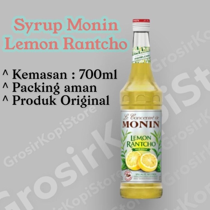 

Syrup monin Lemon Rantcho 700ml