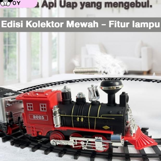 Tatajoy Spray Kereta Api Mainan Rel Panjang Kereta Api Thomas Train Set Mainan Anak Laki Laki