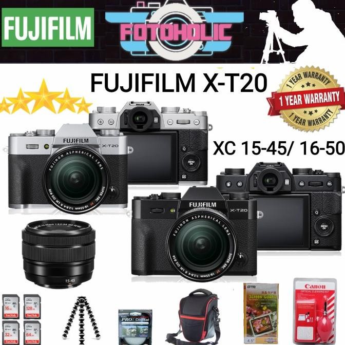 Fujifilm Xt20 Kit 15-45/Fujifilm X-T20 Kit 16-50/Xt20/Kamera Fuji Xt20