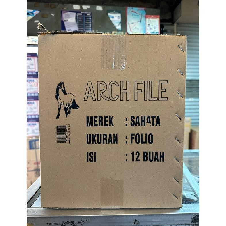 

ANGELO ORDNER SAHATA FOLIO HITAM [1 DUS ISI 12PCS]