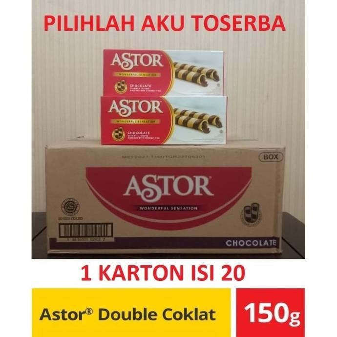 

Ele Astor Coklat 150 Gr / Astor Waferstick Coklat 150 Gr (1 Karton Isi 20)