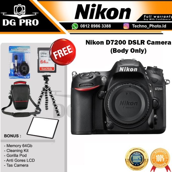 Nikon D7200 Body Only - Kamera Nikon D7200 Bodi