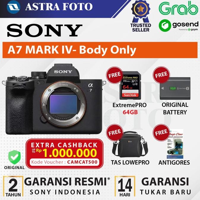 Sony A7Iv Body Only - Sony A7 Iv - Sony A7M4 - Sony A7 Mark Iv