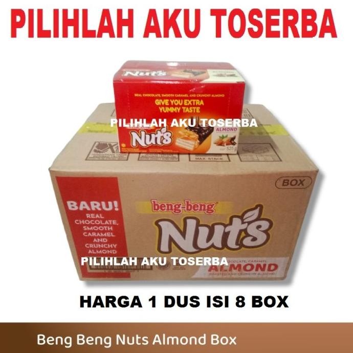 

Ele Beng Beng Nuts Almond Chocolate 35 Gr - ( Per Dus Isi 8 Box )