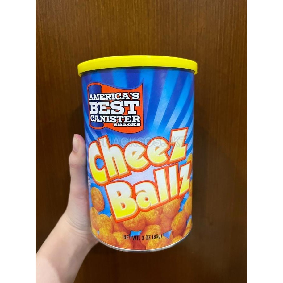 

trius america's best canister cheez ballz / pizza balls / cheese curls