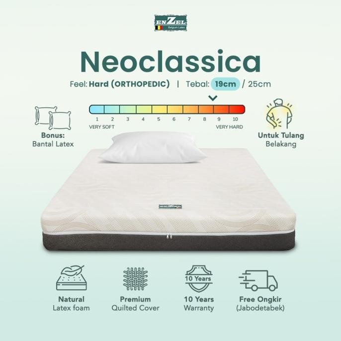 Kasur Orthopedic Latex Enzel Neoclassica Uk 120X200