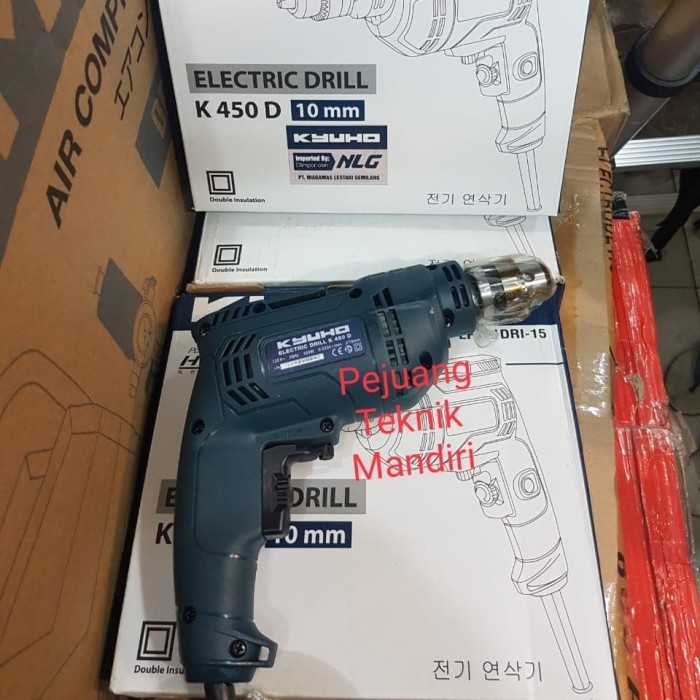 MESIN BOR TANGAN 10MM KYUHO K450 D / BOR TANGAN KYUHO K 450 D 10 MM