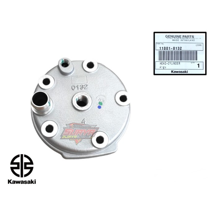 Blok Block Head Ninja R Rr S Ninja 2 Tak Silver 11001-0132 Ori Kgp