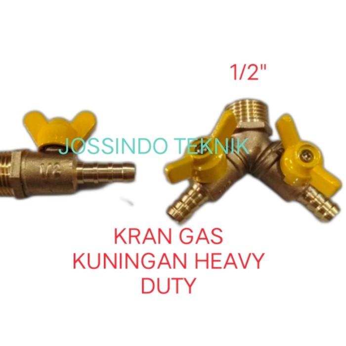 KRAN GAS KUNINGAN HEAVY DUTY
